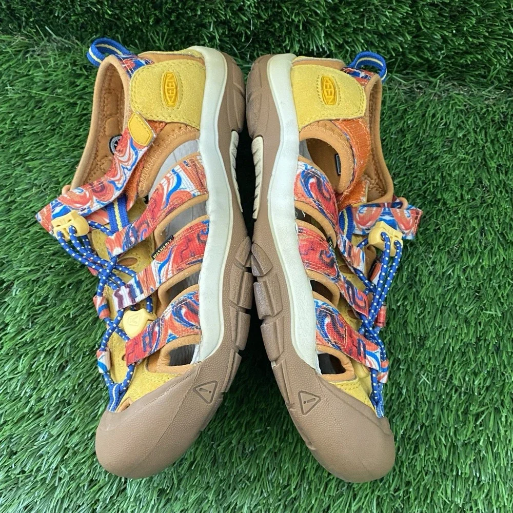 Keen Newport X Outdoor Afro Closed Toe Sandal Waterproof Shoe Hiking Kids Size 4